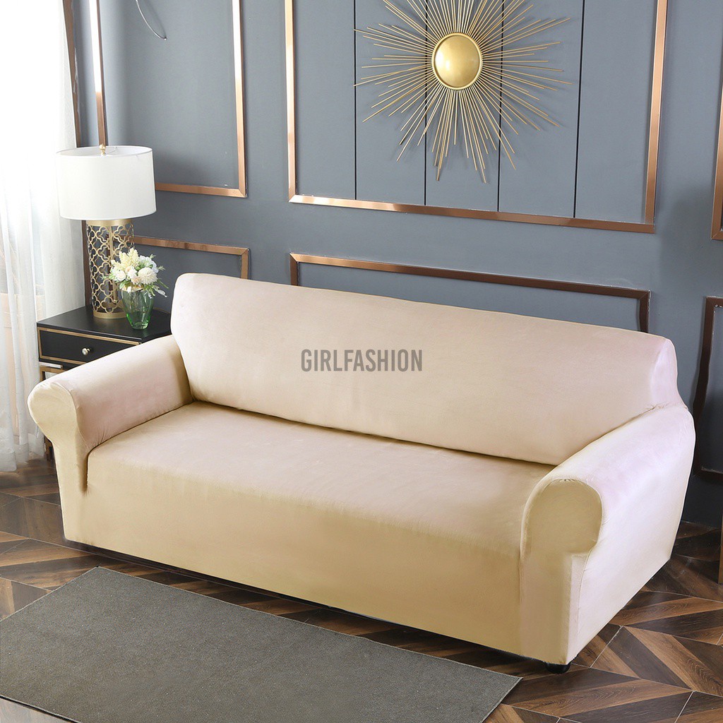 Vỏ Bọc Ghế Sofa 1 / 2 / 3 Chỗ Ngồi Co Giãn Tiện Dụng