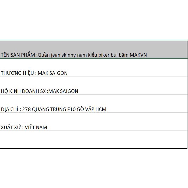 Quần jean nam QJ35 MAKVN miếng vá Bike màu xanh nhạt rách gối from bó phong cách năng động đường phố