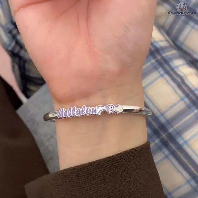 Vòng đeo tay hình thỏ dễ thương phong cách Hàn Quốc cho nữ sinh