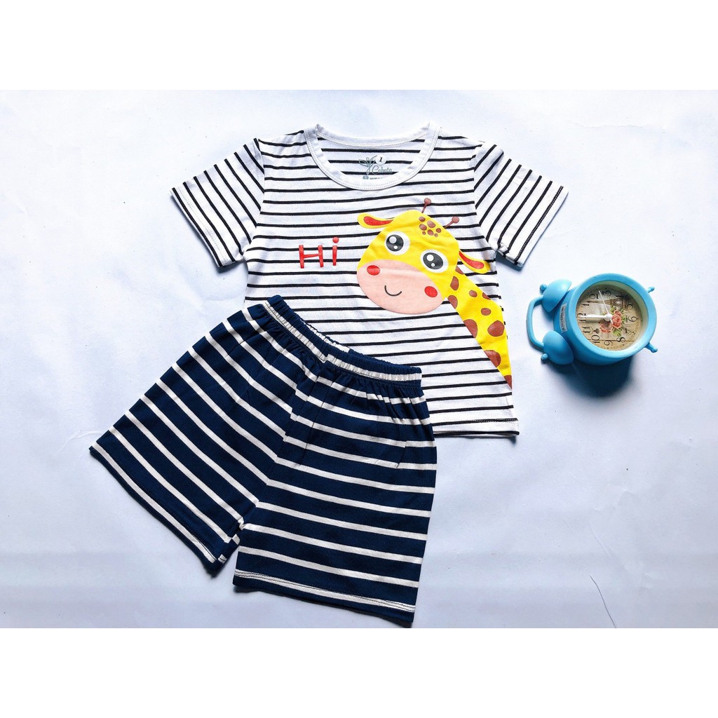 [HCM] Bộ quần áo bé trai 5-18kg, vải thun COTTON 4 chiều siêu đẹp, thun Việt Nam (NamyShop39)
