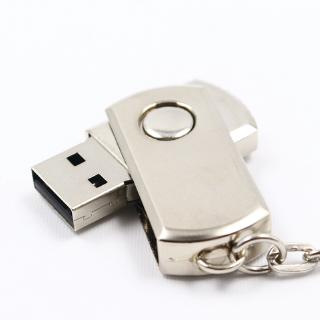 Silver High SpeedMetal USB 1GB-64GB Memory Drive with ​​Pendrive Gift