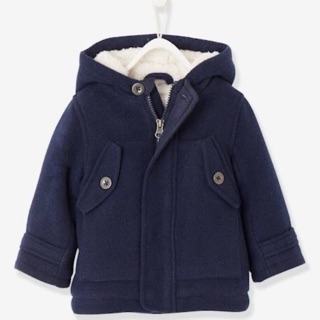 Áo khoác dạ lông sz 6m-3y