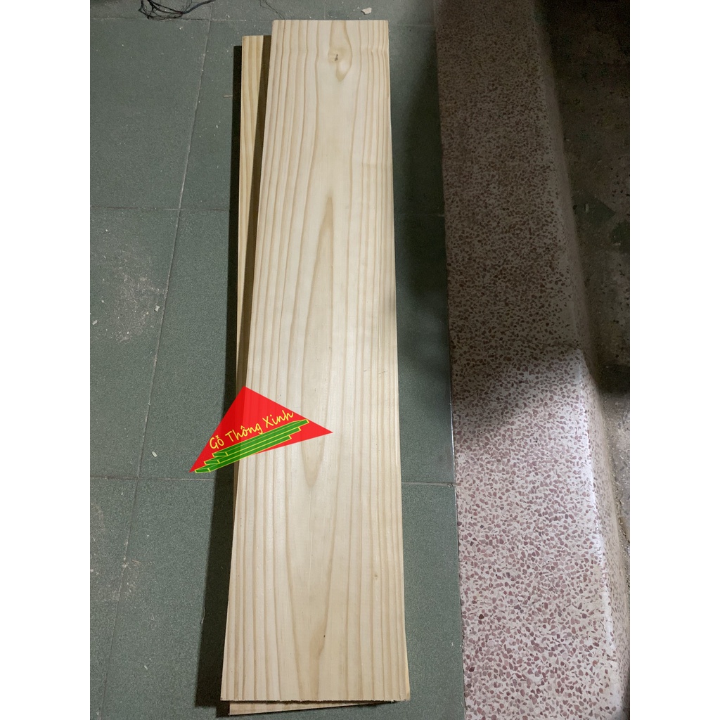Tấm gỗ thông rộng 20cm, dài 1m2, dày 1cm đã bào láng đẹp 4 mặt thích hợp làm kệ, trang trí,làm loa bluetooth, DIY