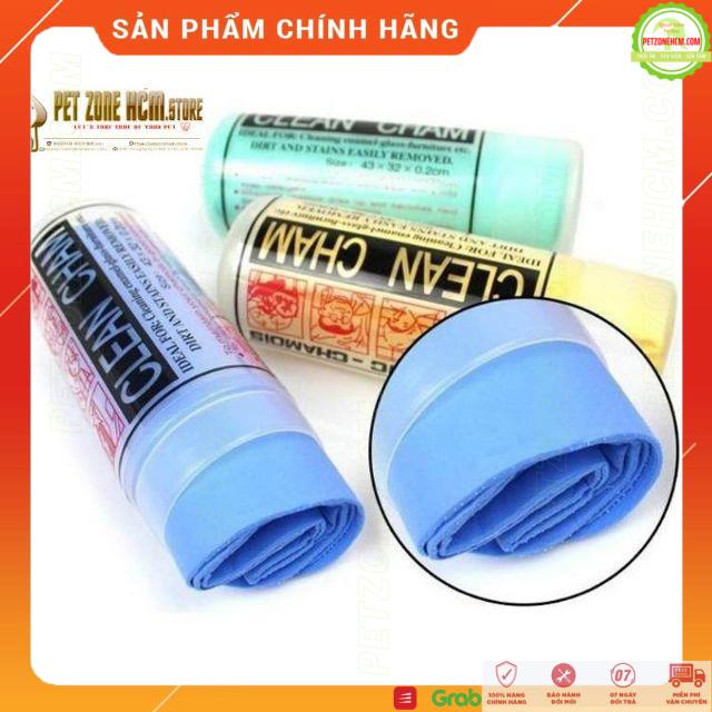 Khăn tắm cho chó mèo  FREESHIP  Khăn CLEAN CHAM size 66X42x0.2cm siêu thắm nước mềm dai hút bụi