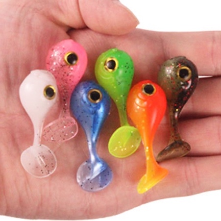 1 Mồi Câu Cá Nhân Tạo Mềm 4.5cm/3g Mồi câu cao su dễ thương
