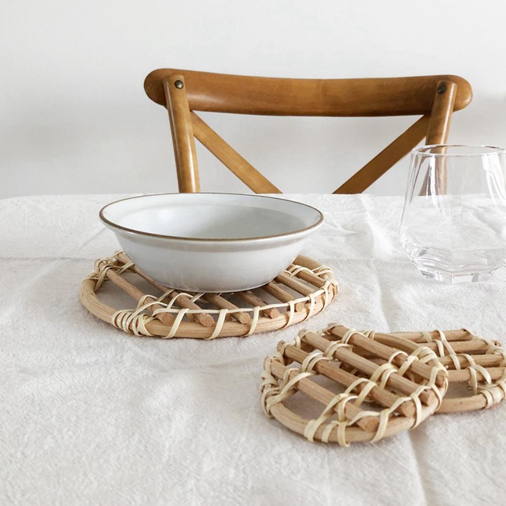 Tấm Lót Bàn Ăn Cách Nhiệt Phong Cách Nhật Bản Đơn Giản