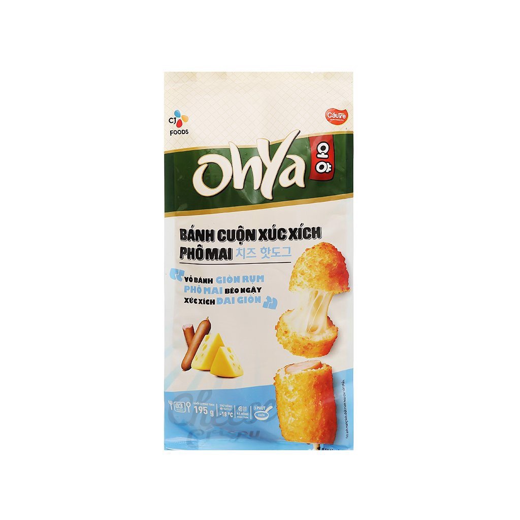 Bánh Cuộn Xúc Xích Phô Mai 195G (OHYA)