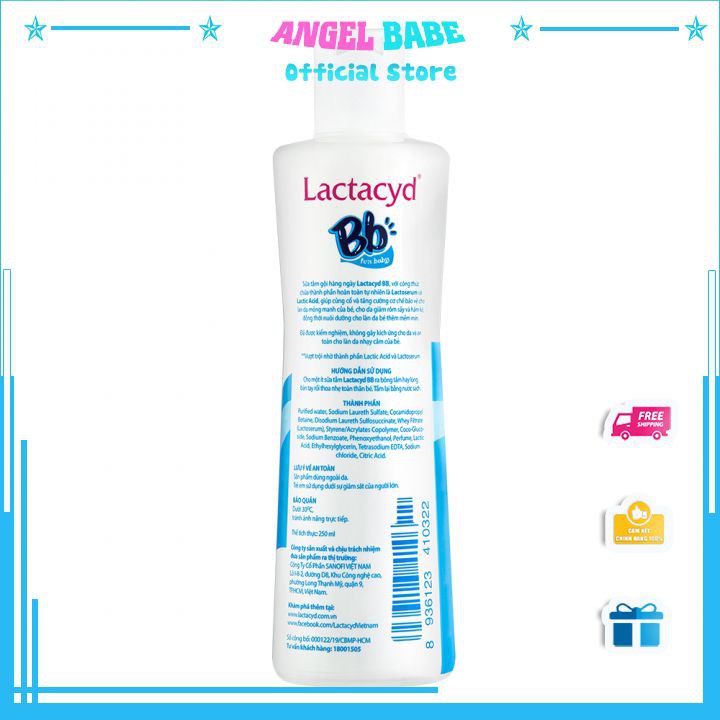 Sữa tắm Lactacyd BB 250ml