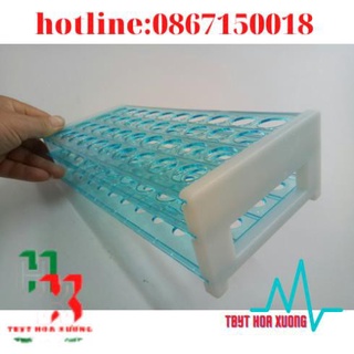 Giá đựng ống nghiệm thí nghiệm 50 lỗ phi 18mm