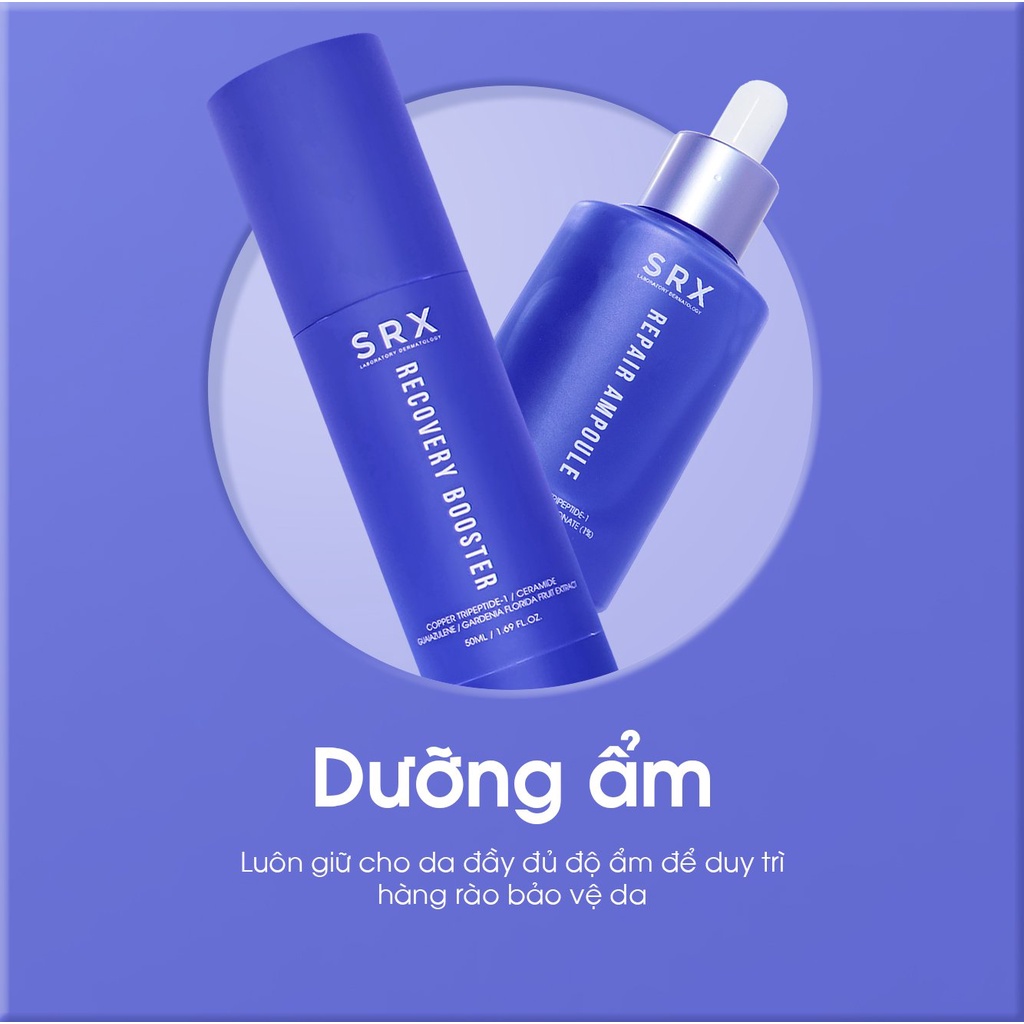 SRX Repair Ampoule - Tinh Chất Phục Hồi Đồng Peptide Da Nhạy Cảm, Sau Peel 50ml