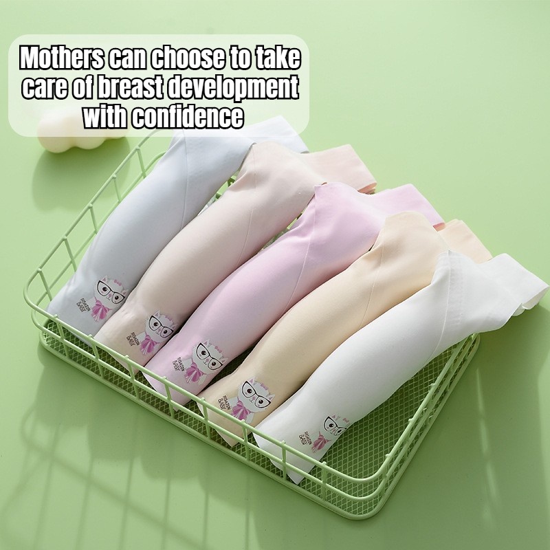 Áo lót học sinh Mát Lạnh áo ngực cho bé gái tuổi dậy thì chất liệu gỗ sồi mút mỏng màu trắng