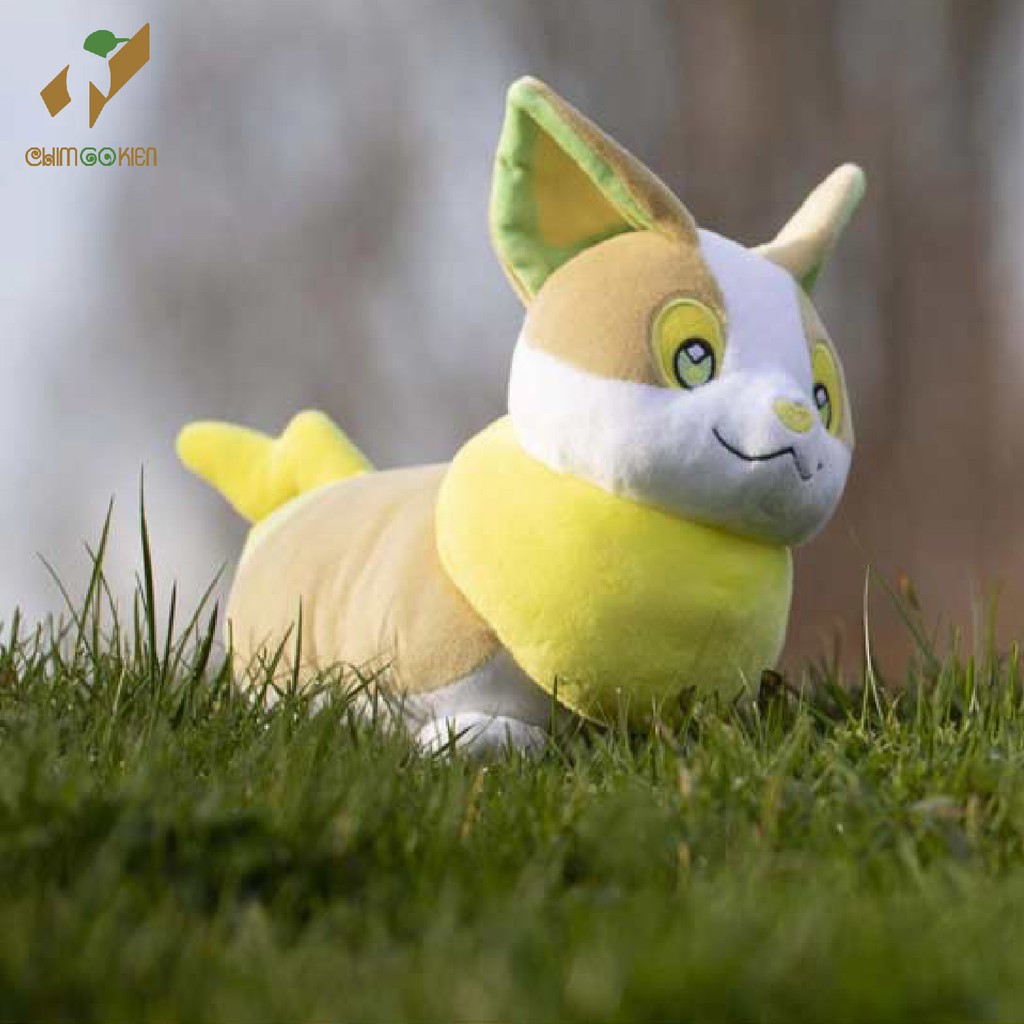 Gấu bông pokemon anime chó corgi Wanpachi(Yamper) 20cm