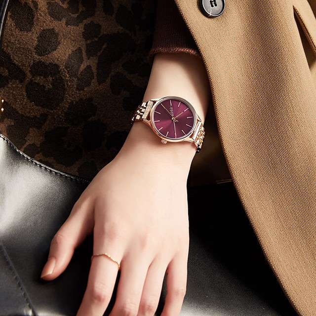 Đồng hồ nữ Julius JA-1298 dây thép | Julius Official