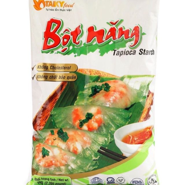 Bột năng Gói 1kg Dùng Trong Nấu ăn/ Làm bánh