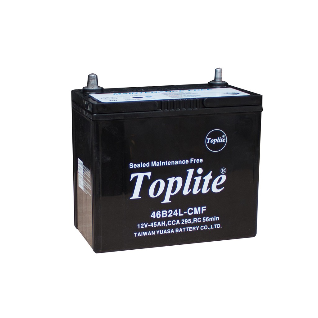 Bình Ắc Quy ô tô Toplite 46B24L (12V-45Ah)