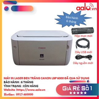 MÁY IN LASER ĐEN TRẮNG CANON LBP 6000 ĐÃ QUA SỬ DỤNG - AALO.VN
