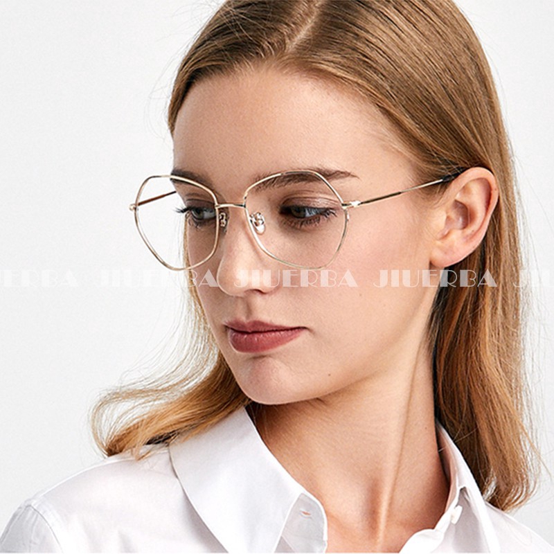 ✨READY STOCK✨INS Fashion Retro Irregular Metal Eyeglasses Women Sunglasses