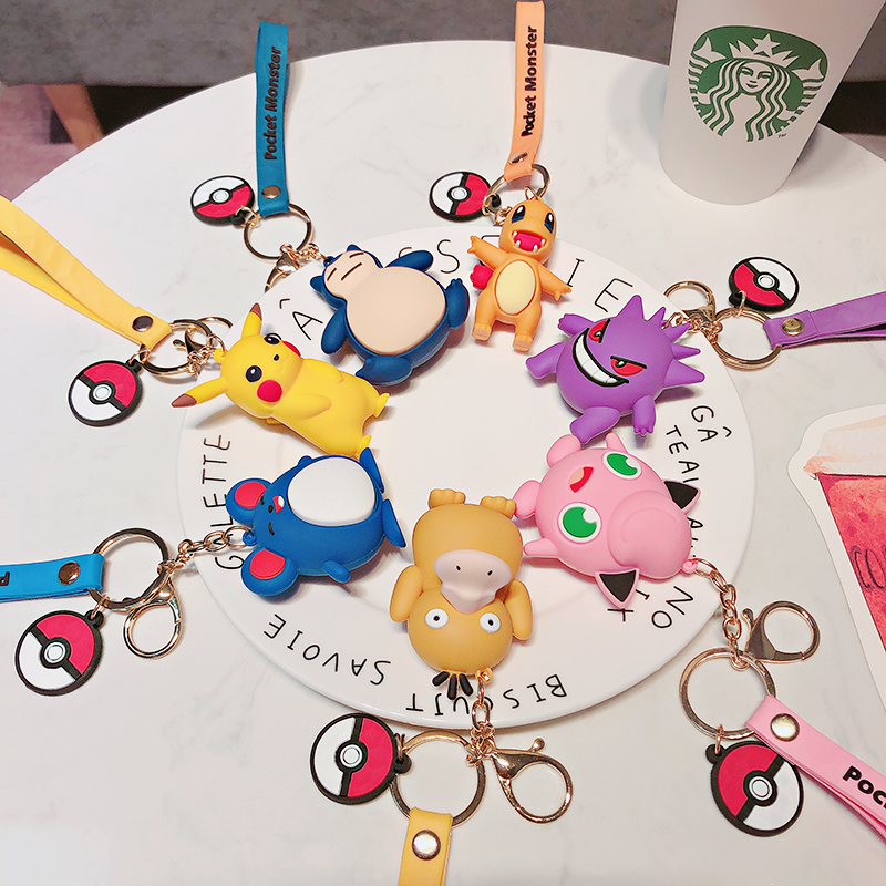 Móc khóa WE FLOWER thiết kế nhân vật pikachu tùy chọn đáng yêu