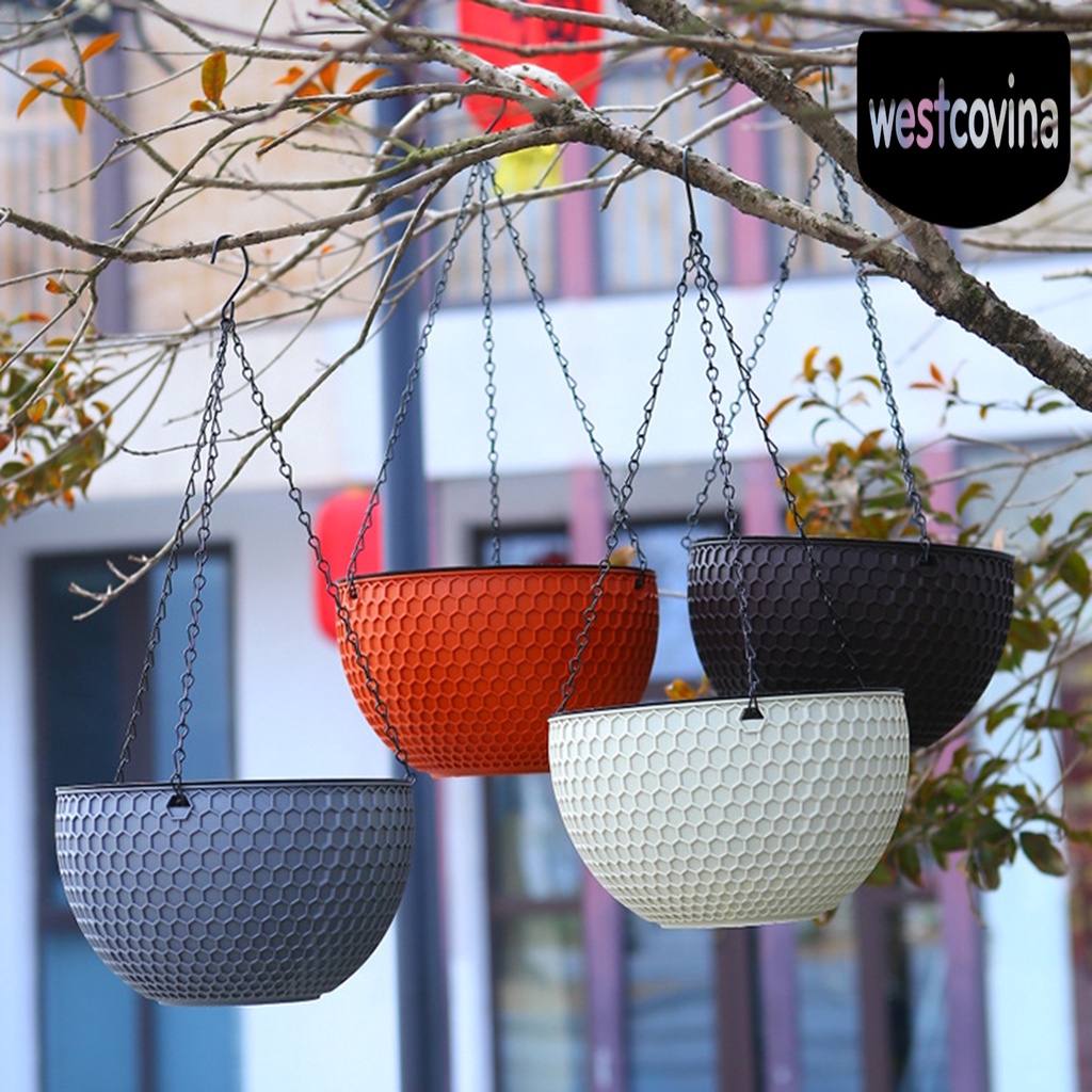 [Hot]☀ Móc Treo Chậu Cây Hình Tổ Ong Bằng Nhựa Resin Chống Thấm Nước Tiện Dụng Cho Sân Vườn