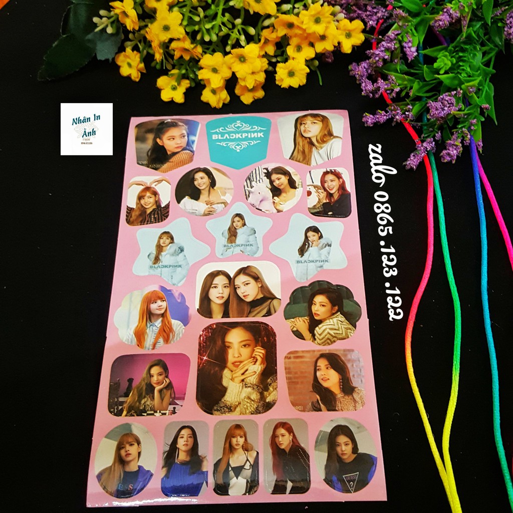 Sticker Blackpink 3 - Hình dán Blackpink - Nhân In Ảnh