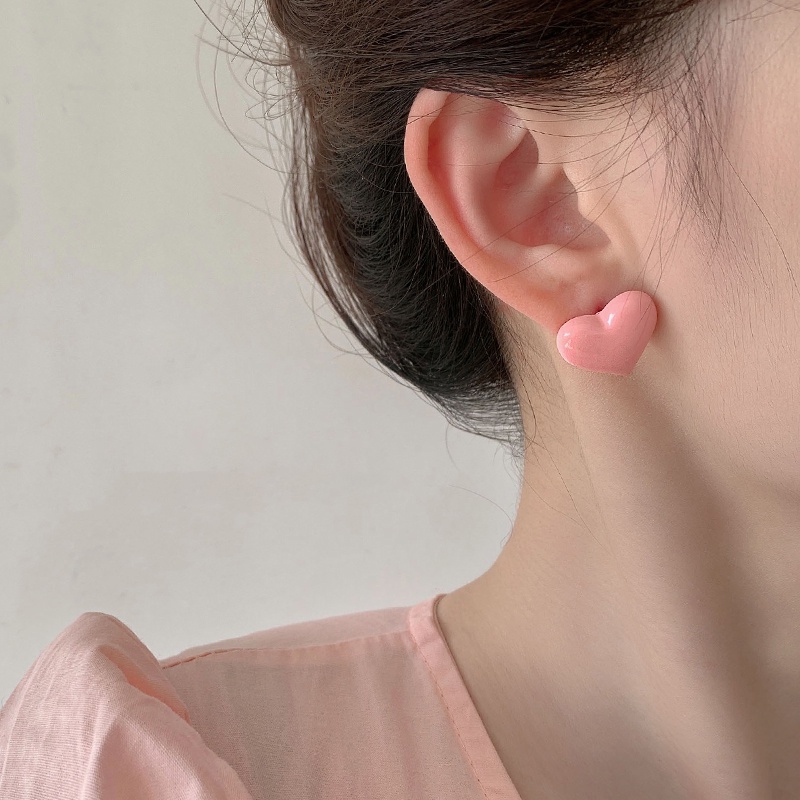 Khuyên Tai Dáng Dài Đính Nơ/Trái Tim/Nơ Dễ Thương Thời Trang Mùa Hè Mới 2023