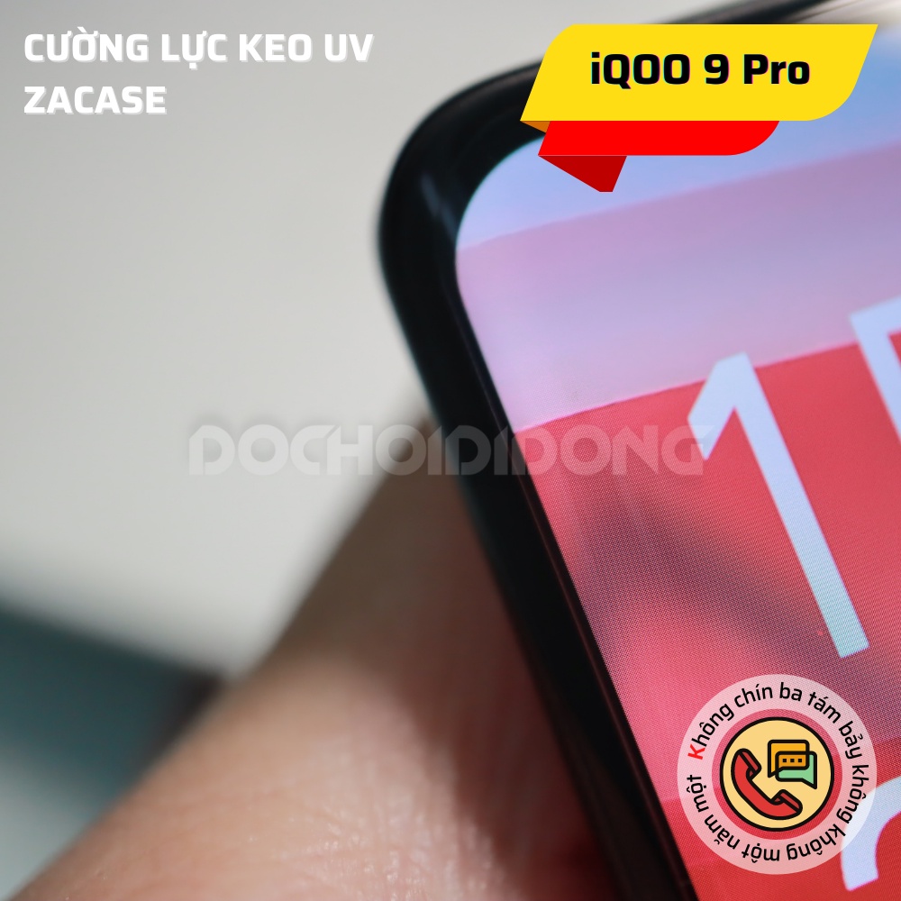 Miếng dán cường lực Vivo IQOO 9 PRO Zacase keo UV cao cấp