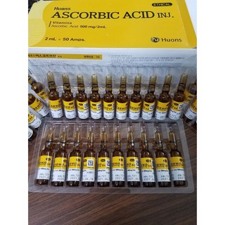 Vitamin C - Huons Ascorbic Acid (Dùng mix với tảo xoắn/ hồng sâm)