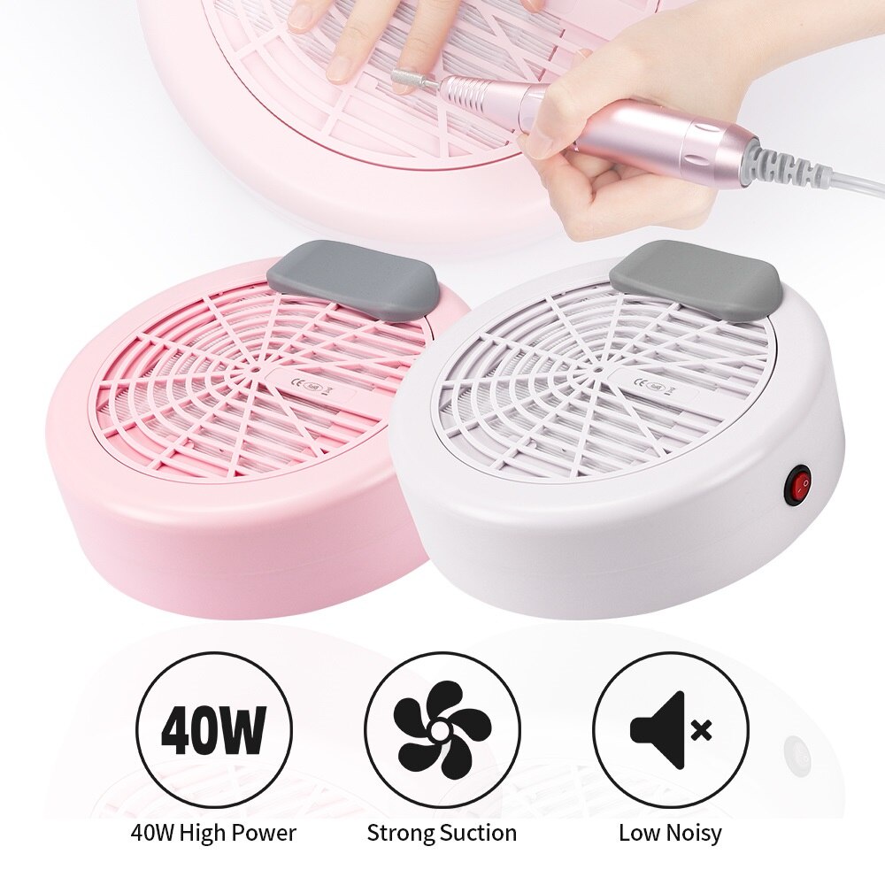 Foreverlily Máy Hút Bụi Làm Sạch Móng Tay Chuyên Dụng Công Suất 80W