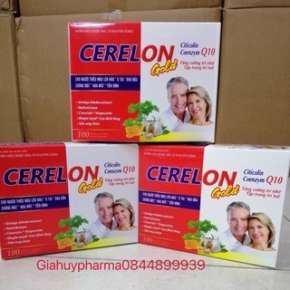 viên uống bổ não Cerelon gold ( hộp 100v)