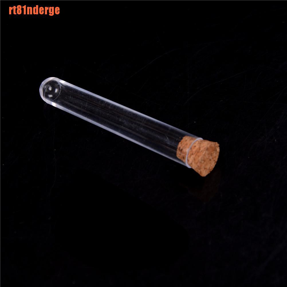 Bộ 10 Ống Nghiệm Nhựa Kèm Nút Đậy