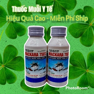 Thuốc muỗi y tế giá tốt mackara 75ec chai 100ml
