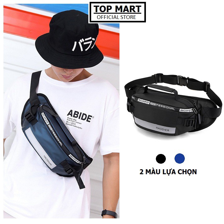 Túi Đeo Chéo Nam, Túi Bao Tử Vải Bóng Chống Nước, Nhiều Ngăn Tiện Dụng Cá Tính TC68