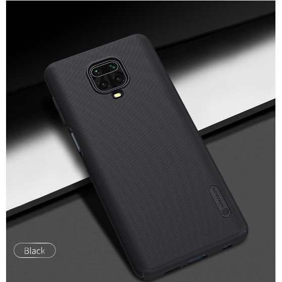 Ốp lưng Nillkin Sần Xiaomi Redmi Note 9S/ Mi Note 9 Pro Nhựa cứng PC Chống vân tay - Tặng giá đỡ
