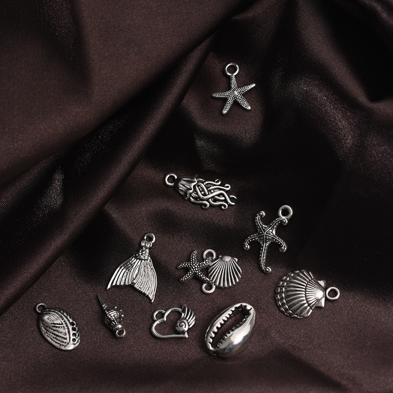 Túi 50g Mặt Vòng cổ Bạc Phong Cách Vintage Tự Làm Trang Sức