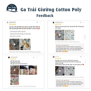 Ga Trải Giường Cotton Poly, Ga Nệm Mùa Hè Nhiều Họa Tiết