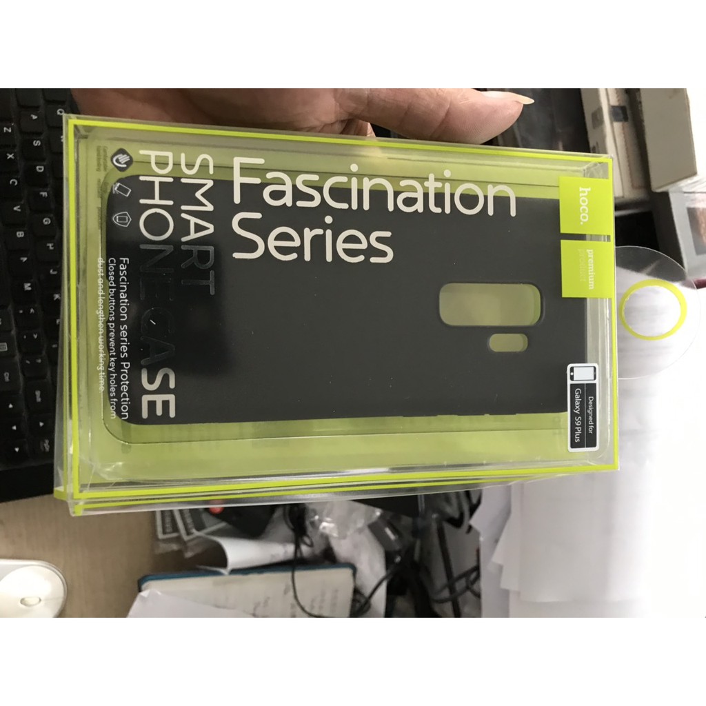 Ốp lưng silicon dẻo đen Hoco cho samsung galaxy S9 Plus