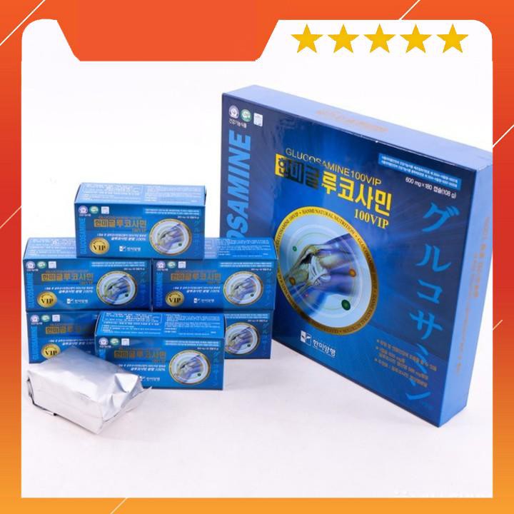 VIÊN UỐNG BỔ KHỚP GLUCOSAMIN 100 VIP HANMI NỘI ĐỊA HÀN QUỐC [HỘP 180 VIÊN]