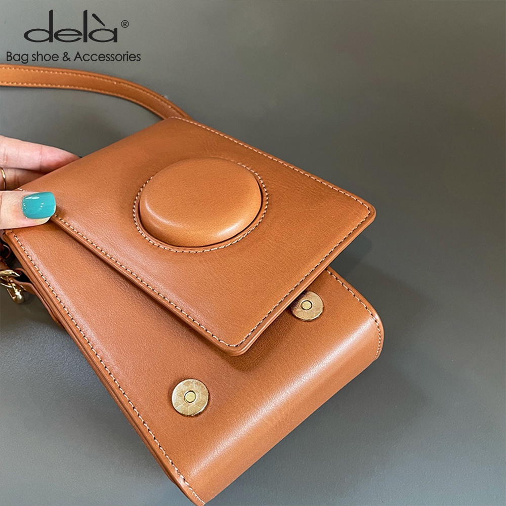 Dela Túi Đeo Vai mini Đựng Điện Thoại Phong Cách Cổ Điển Thời Trang Cho Nữ