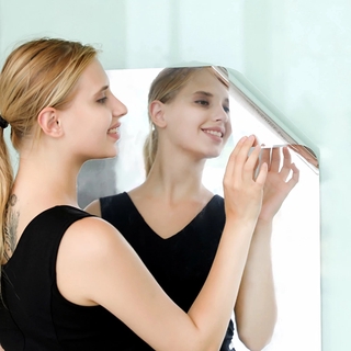 Unique and convenient bathroom wall mirror just for decoration