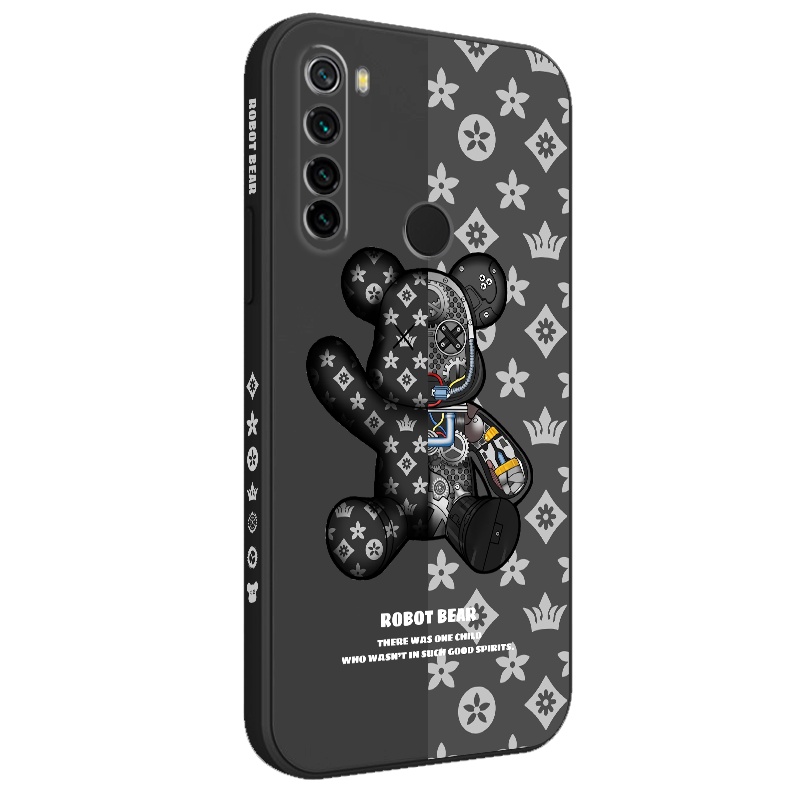 Ốp Điện Thoại Hình Gấu Cơ Khí Sáng Tạo Cho Xiaomi Redmi Note 8 7 Pro
