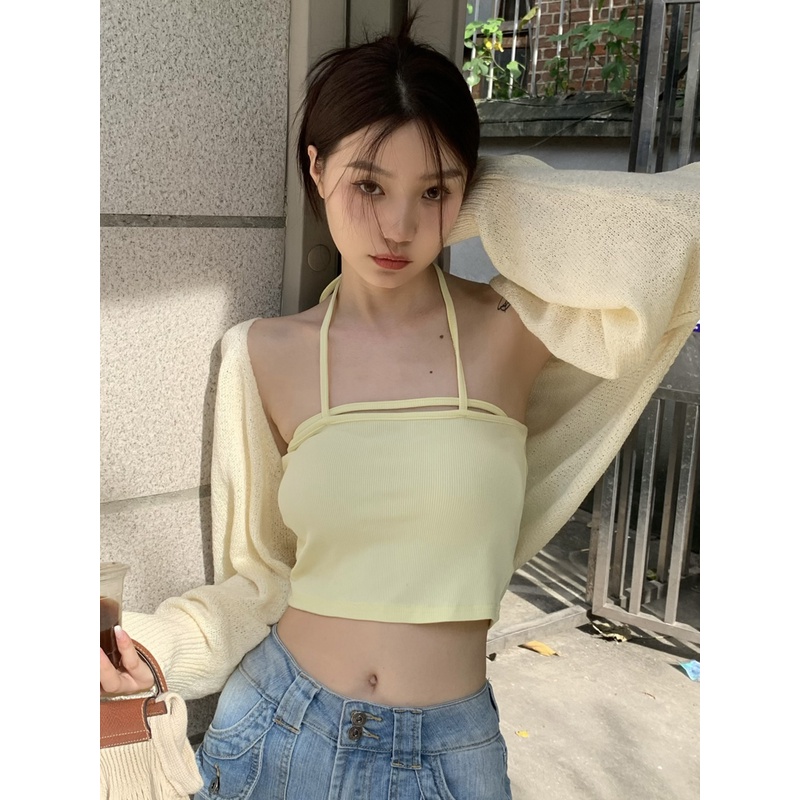 Áo Hai Dây Màu Trơn Mùa Hè Mới