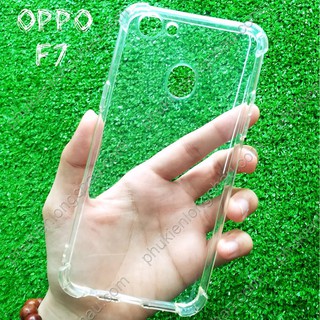 Ốp Lưng Oppo F7 Dẻo Trong Suốt Chống Sốc Có Gù Bảo Vệ 4 Gốc