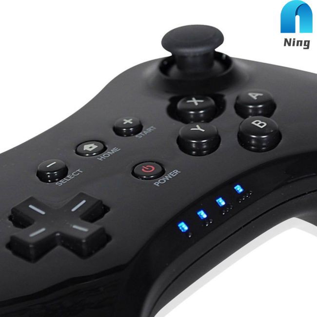 NingChuyển phát nhanh1/2 Tay cầm chơi game không dây chuyên nghiệp cho Nintendo Wii U Pro