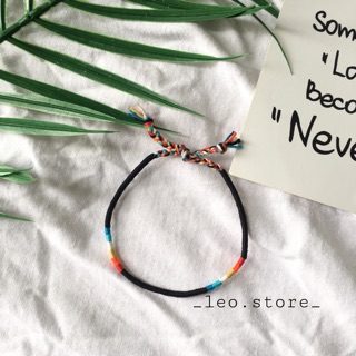 Vòng tay, lắc chân thổ cẩm LEO Bracelet
