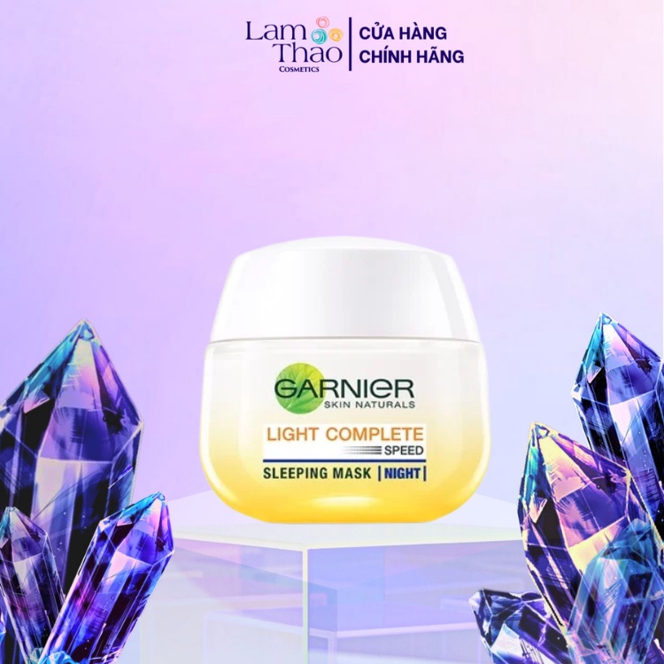 Mặt Nạ Ngủ Dưỡng Trắng Da Tinh Chất Sữa Chua Garnier Light Complete Yoghurt Sleeping Mask