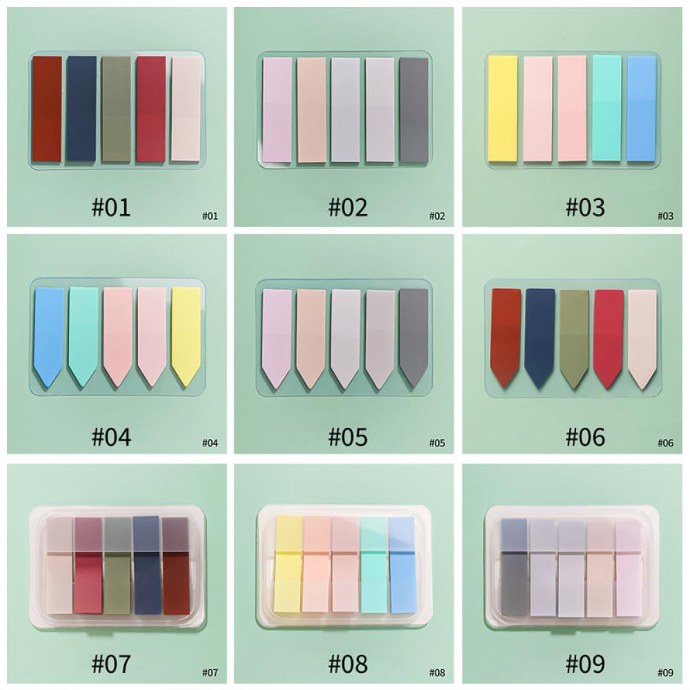 Bộ 100 Tờ Giấy Dán Ghi Chú Nhiều Màu Sắc F2Q9