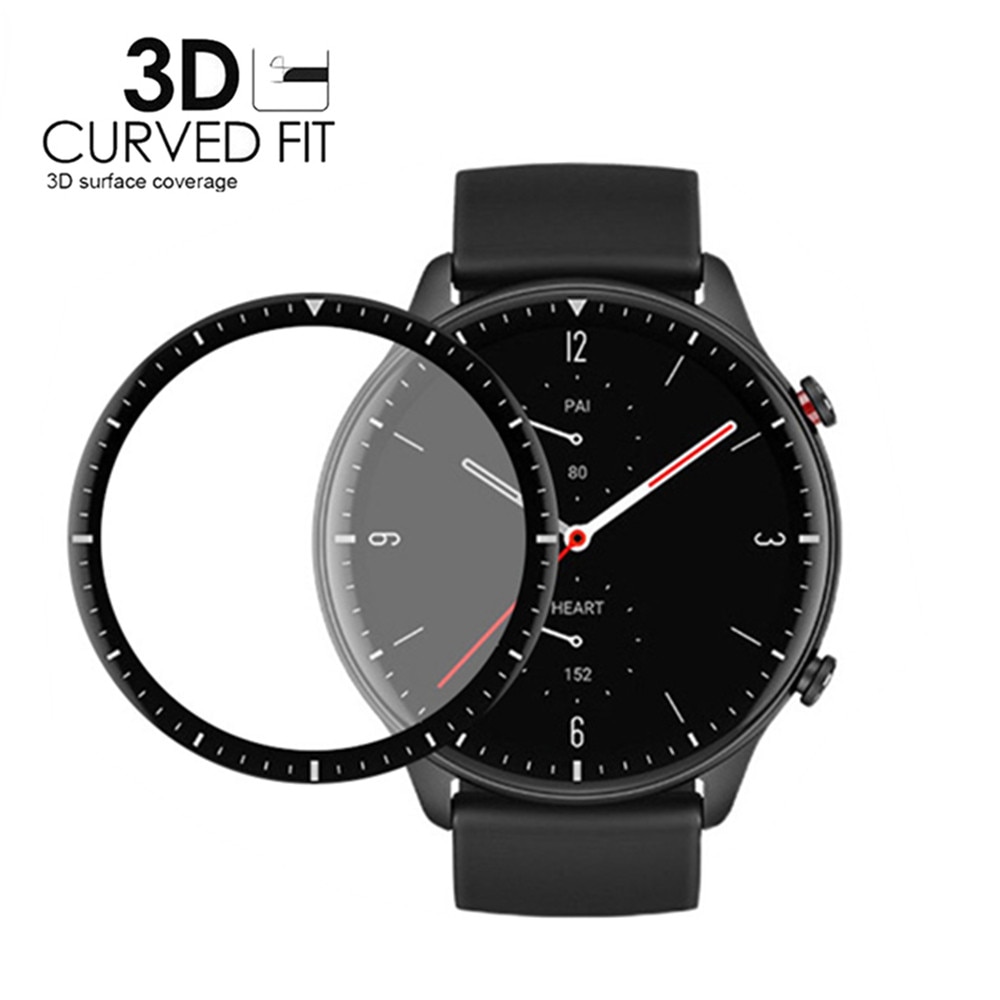 Miếng Dán Bảo Vệ Màn Hình Cong 3d Cho Amazfit Gtr 2