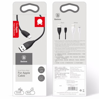 Cáp sạc nhanh 2A cho iPhone hiệu Baseus (1.2m)-Small Pretty