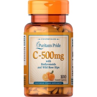 Viên uống bổ sung vitamin c 500mg puritan’s pride