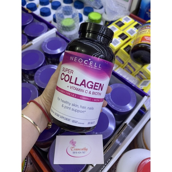 Collagen Neocell super collagen+c hàng mỹ ,colagen neocell 360 viên